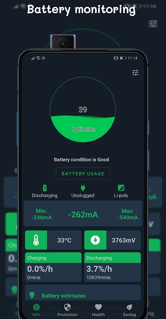 Battery Guru Mod Apk Monitors And Helps You Optimize Battery Health &Amp; Performance With Tips To Prolong Battery Life And Increase Its Lifespan By 200%. Designed To Keep The Battery In The Best Condition And Bring It Healthy Life.