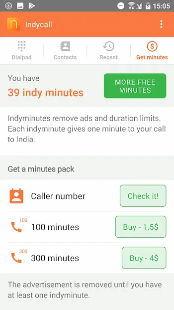 Indycall Mod Apk (Unlimited Minutes, No Ads)