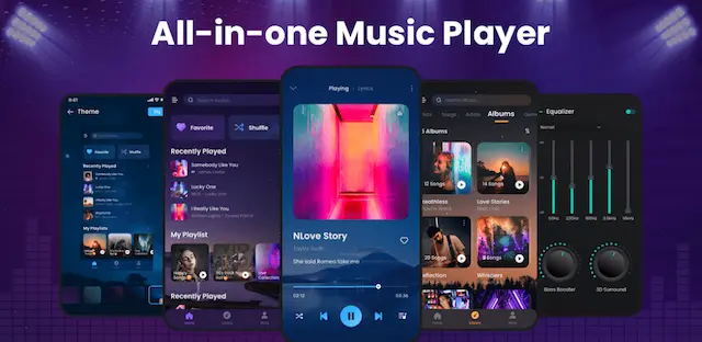 Offline Music Player Play Mp3 Mod Apk (Pro Unlocked)