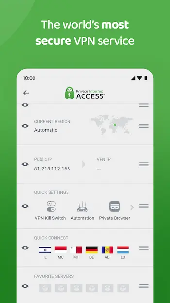 Private Internet Access Vpn Mod Apk (Premium Unlocked)