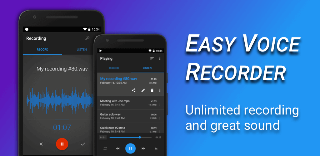 Easy Voice Recorder Pro Mod Apk (Patched/Full)