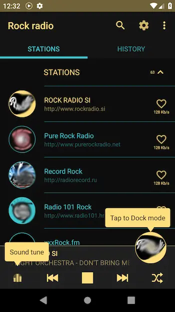 Rock Music Online Radio Mod Apk (Pro Unlocked)