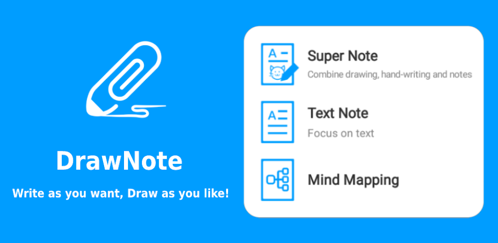 Drawnote: Drawing Notepad Memo Mod Apk (Premium Unlocked)