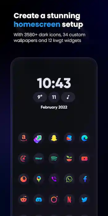 Hera Dark Icon Pack Apk (Patched/Full)
