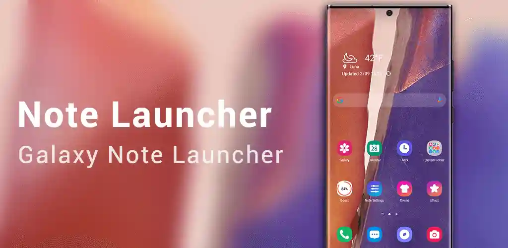 Note Launcher: For Galaxy Note Mod Apk (Prime Unlocked)