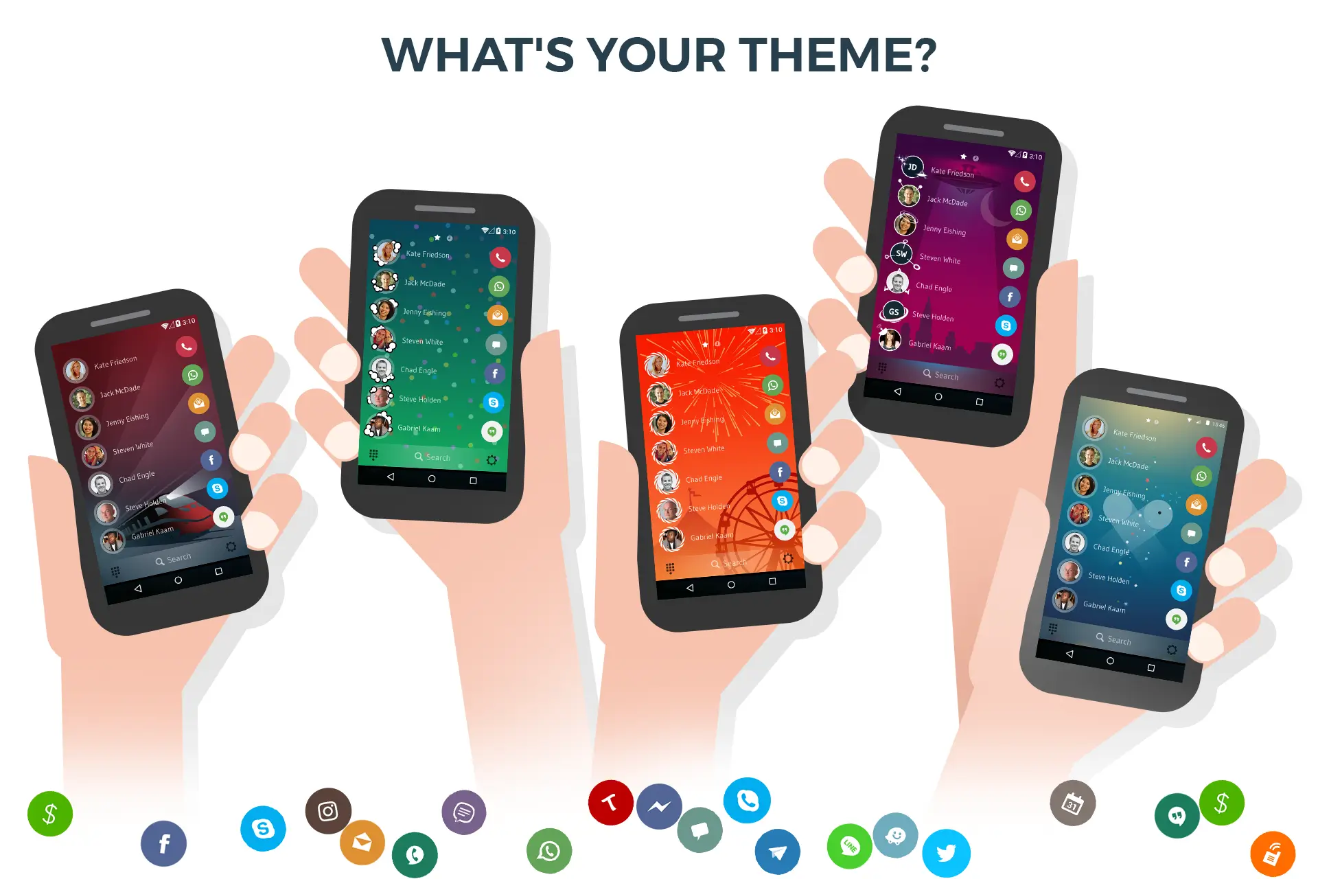 Contacts Drupe MOD APK